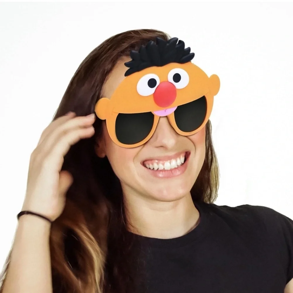 Sesame Street Ernie character glasses/mask